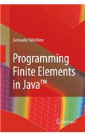 Programming Finite Elements in Java(tm)