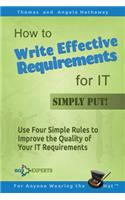 How to Write Effective Requirements for IT - Simply Put!