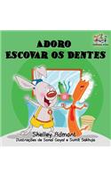 I Love to Brush My Teeth (Portuguese language children's book)