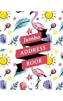 Jumbo Address Book: Especially for Seniors Use (Extra Large 8*10 Inches) - 3 Big Addresses Per Page (120 Pages)