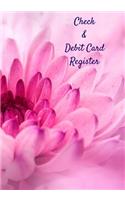 Check & Debit Card Register (BONUS Notes area/7 X 10 inches)