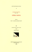 CMM 54 Jacquet de Mantua (1483-1559), Opera Omnia, Edited by Philip T. Jackson and George Nugent. Vol. IV Primo Libro Dei Motetti a Quattro Voci (1539)