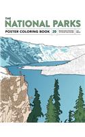 National Parks Poster Coloring Book