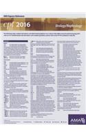 CPT 2016 Express Reference Coding Card Urology/Nephrology