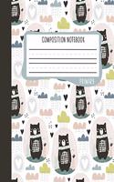 Primary Composition Notebook: Kindergarten 1st & 2nd Grade Primary Journal for Boys & Girls: Cute Bears (Draw & Write Grades K-2) 0595