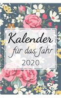 Kalender für das Jahr 2020