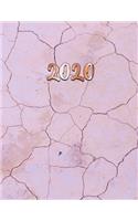 Purple Marble & Rose Gold Planner 2020