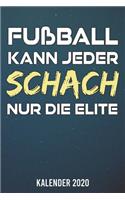 Kalender 2020: Schach nur die Elite A5 Kalender Planer für ein erfolgreiches Jahr - 110 Seiten