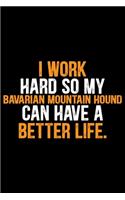 I Work Hard So My Bavarian Mountain Hound Can Have a Better Life