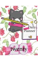 Kawaii Cat 2020 Daily Planner: Calendar Schedule Organizer, 2020 Daily Planner, Daily Planner Journal, Blank Keepsake Record Planner Journal to Fill In, Daily Planner and Journal,