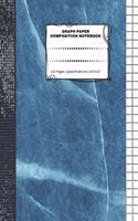 Graph Paper Composition Notebook: 110 Pages - Quad Ruled 4x4 - 8.5" x 11" Marble Large Notebook with Grid Paper - Math Notebook For Students
