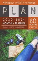 5 year monthly planner 2020-2024