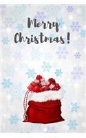 Merry Christmas! - Blank Lined Journal Notebook