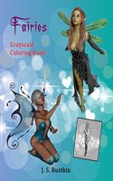 Fairies Grayscale Coloring Book