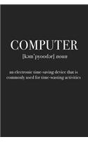 Computer - An Electronic Time-Saving Device