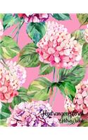 Hydrangea Floral Address Book