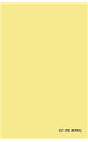 Dot Grid Journal: Flavescent Dotted Petite Notebook