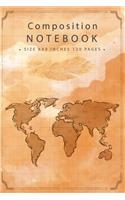 Composition Notebook Size 6x9 Inches 120 Pages