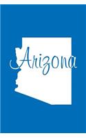 Arizona - Cobalt Blue Lined Notebook with Margins