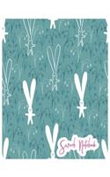 Superb notebook: Rabbits in the garden beautiful notebook for all ( great journal, amazing composition book ) large 8.5 x 11 inches, 110 pages(10 Superb Notebook 111)