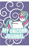 My Unicorn Journal: Blank Lined Notebook V59