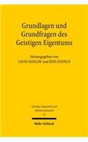 Grundlagen und Grundfragen des Geistigen Eigentums