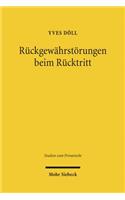 Rückgewährstörungen beim Rücktritt