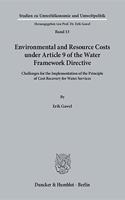 Environmental and Resource Costs Under Article 9 of the Water Framework Directive