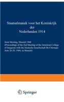 Staatsalmanak Voor Het Koninkrijk Der Nederlanden.1914