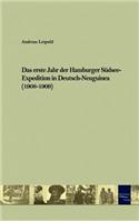 erste Jahr der Hamburger Südsee-Expedition in Deutsch-Neuguinea (1908-1909)