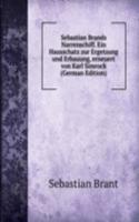 Sebastian Brands Narrenschiff. Ein Hausschatz zur Ergetzung und Erbauung, erneuert von Karl Simrock (German Edition)