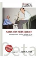 Akten Der Reichskanzlei