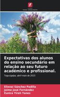 Expectativas dos alunos do ensino secundário em relação ao seu futuro académico e profissional.