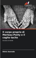 corpo proprio di Merleau-Ponty e il cogito tacito