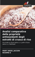 Analisi comparativa delle proprietà antiossidanti degli estratti di crusca di riso