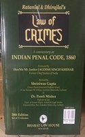 Law of CRIMES Indian Penal Code,1860 (28th edition) 2018 3 Vols set