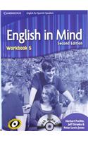 English in Mind for Spanish Speakers Level 5 Workbook with Audio CD
