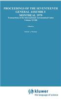 Transactions of the International Astronomical Union, Volume Xviib