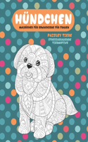 Malbucher fur Erwachsene fur Frauen - Stressabbauende Tiermotive - Paisley Tiere - Hundchen