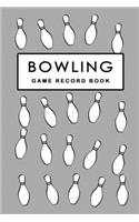 Bowling Game Record Book