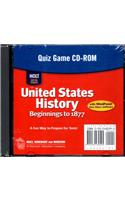Holt United States History: Quiz Game Grades 6-9 Beginnings to 1877