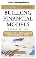 Building Financial Models, Chapter 4 - Accounting for Modeling