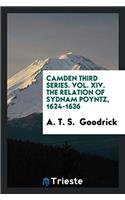 CAMDEN THIRD SERIES. VOL. XIV. THE RELAT
