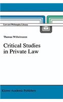 Critical Studies in Private Law