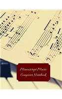 Manuscript Music Composer Notebook