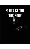 Blank Guitar Tablature Notebook