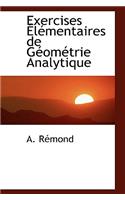 Exercises L Mentaires de G Om Trie Analytique
