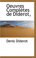 Oeuvres Completes de Diderot,