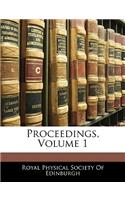 Proceedings, Volume 1