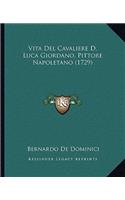 Vita Del Cavaliere D. Luca Giordano, Pittore Napoletano (1729)